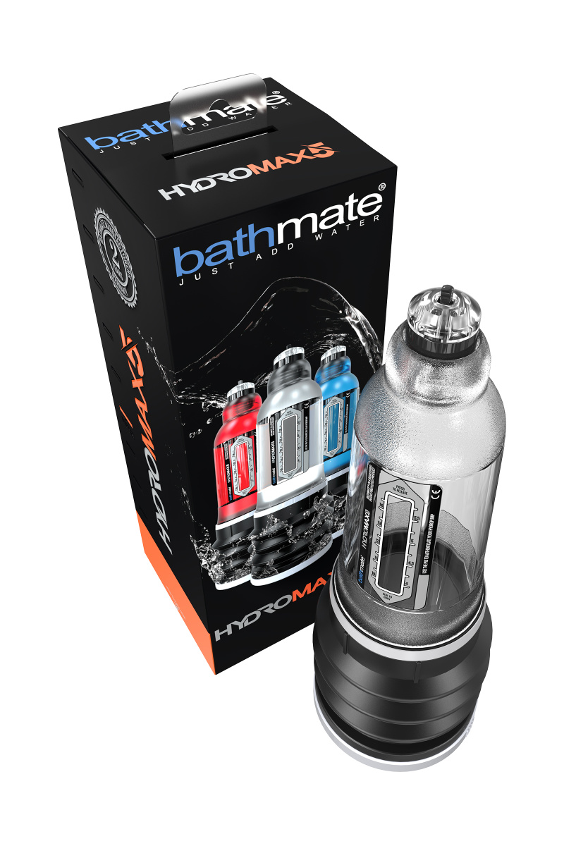 Помпа для пениса Bathmate HYDROMAX5, ABS пластик, прозрачная, 26 см (аналог Hydromax X20) в магазине ESEXTOYS