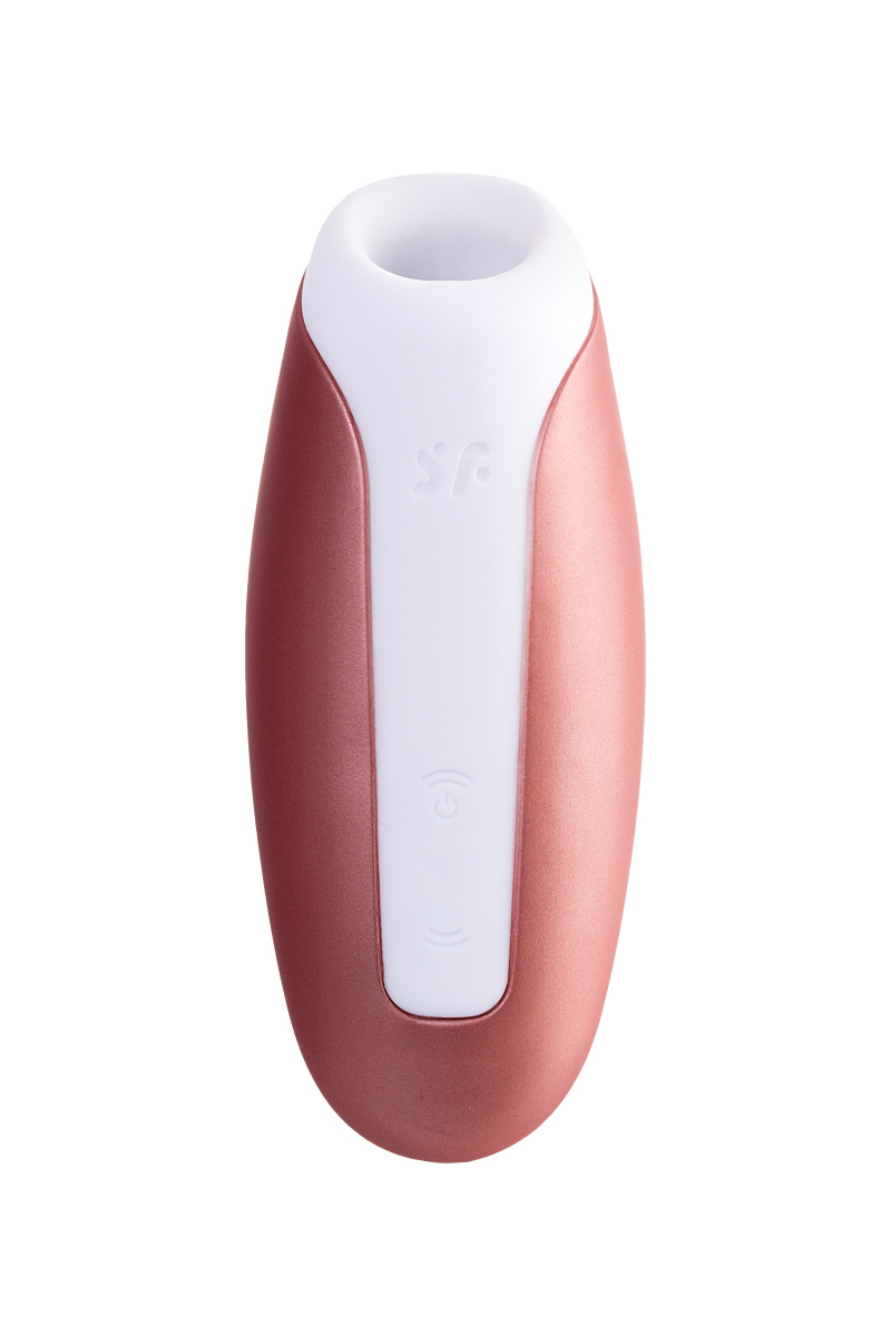 Вакуум-волновой бесконтактный стимулятор клитора Satisfyer Love Breeze, силикон, розовый, 9,5 см. в магазине ESEXTOYS