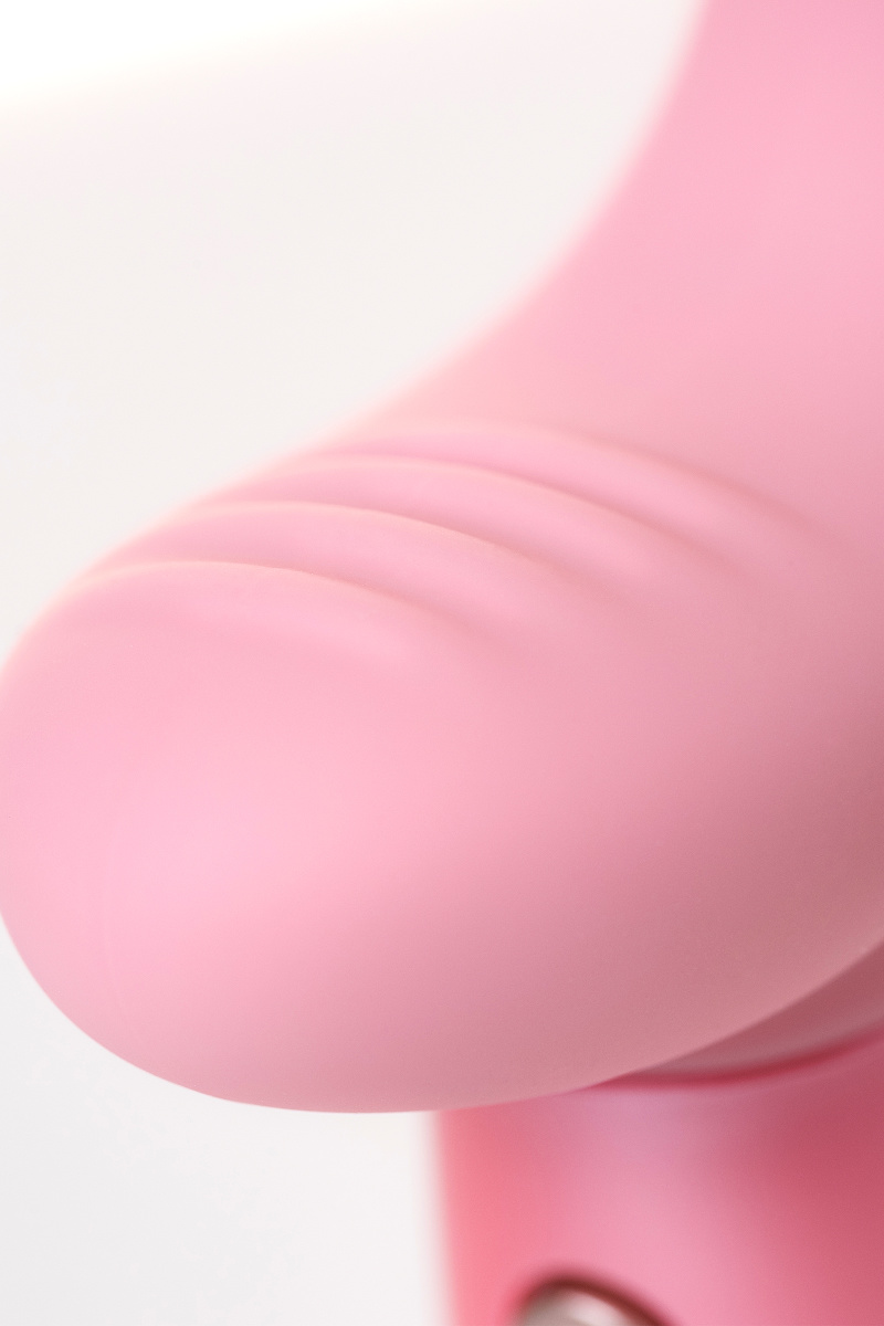 Нереалистичный вибратор Le Stelle PERKS SERIES EX-3, силикон, розовый, 18 см в магазине ESEXTOYS