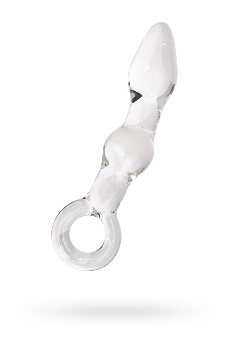 Анальная втулка Sexus Glass, стекло, прозрачная, 18 см, Ø 3,5 см в магазине ESEXTOYS