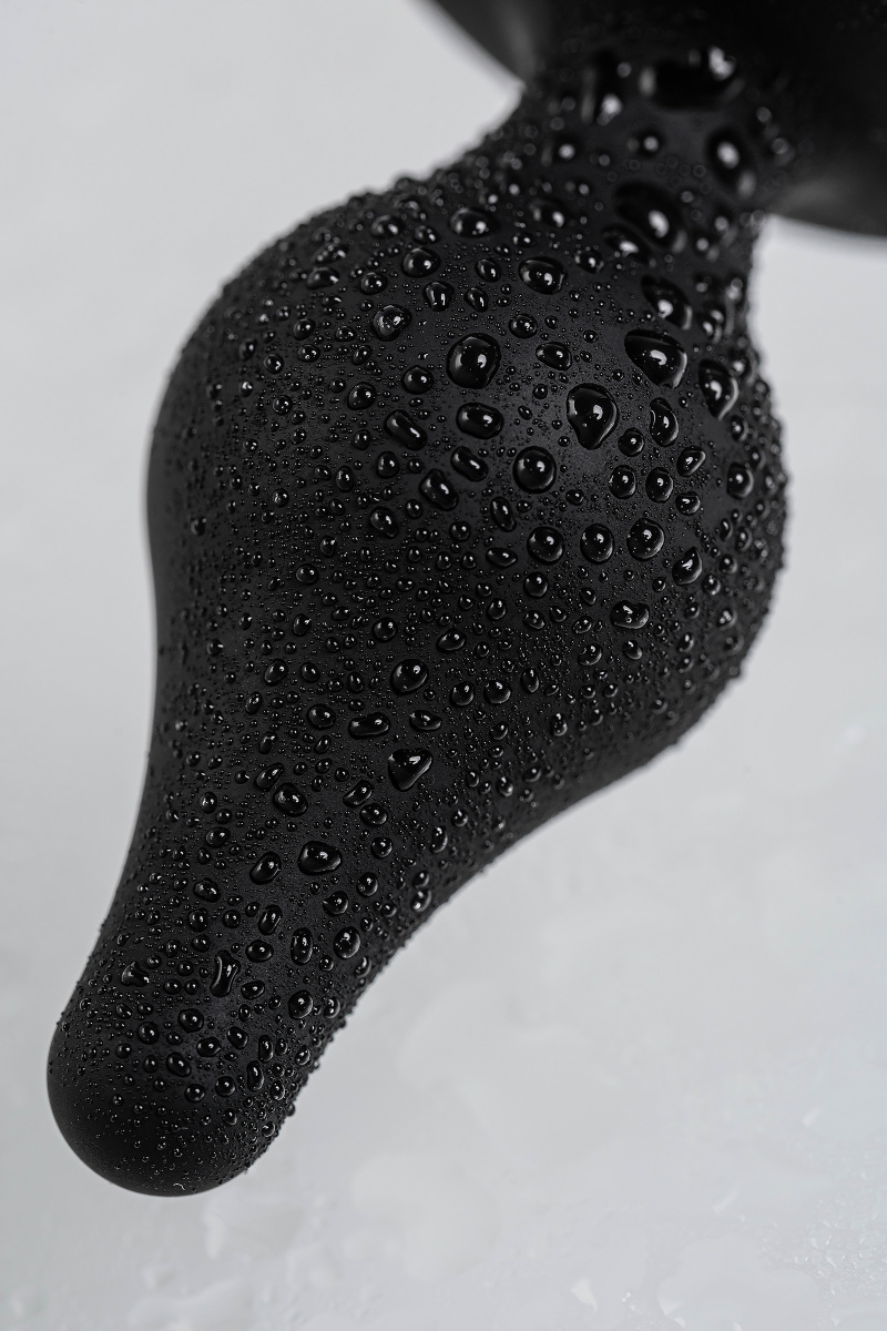 Анальная втулка Erotist Spade XS, сайлекспан, чёрный, 6,5 см в магазине ESEXTOYS