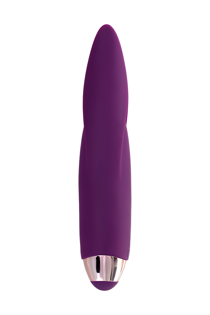 Вибростимулятор L'EROINA by TOYFA Flo, силикон, фиолетовый, 18,5 см в магазине ESEXTOYS
