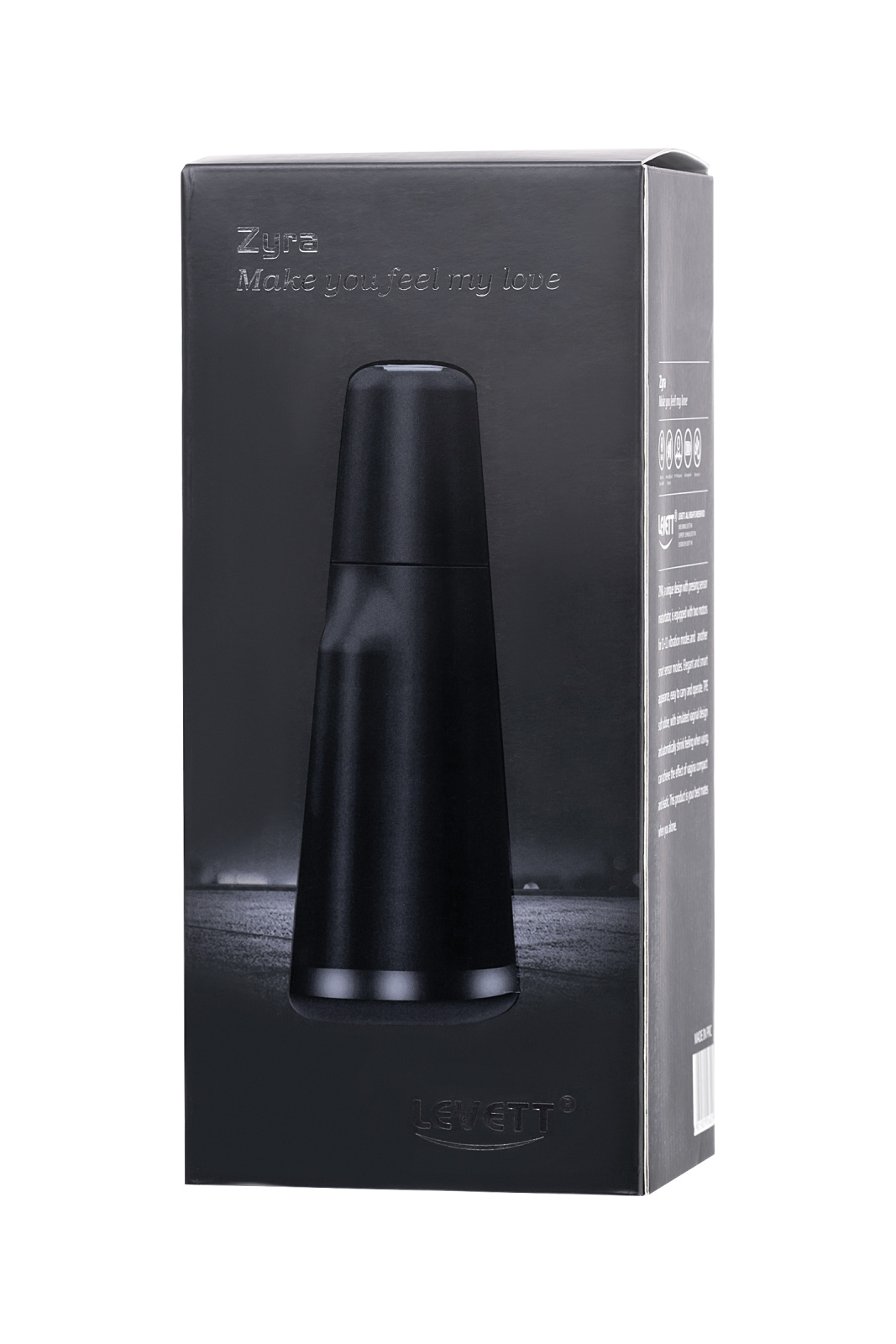 Мастурбатор Levett Zyra, TPE, черный, 22 см в магазине ESEXTOYS