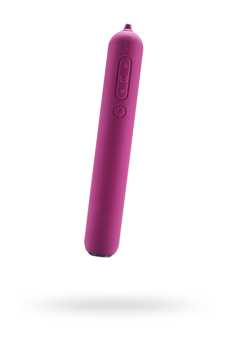 Вибратор с камерой Svakom Siime, силикон, фиолетовый, 16 см в магазине ESEXTOYS