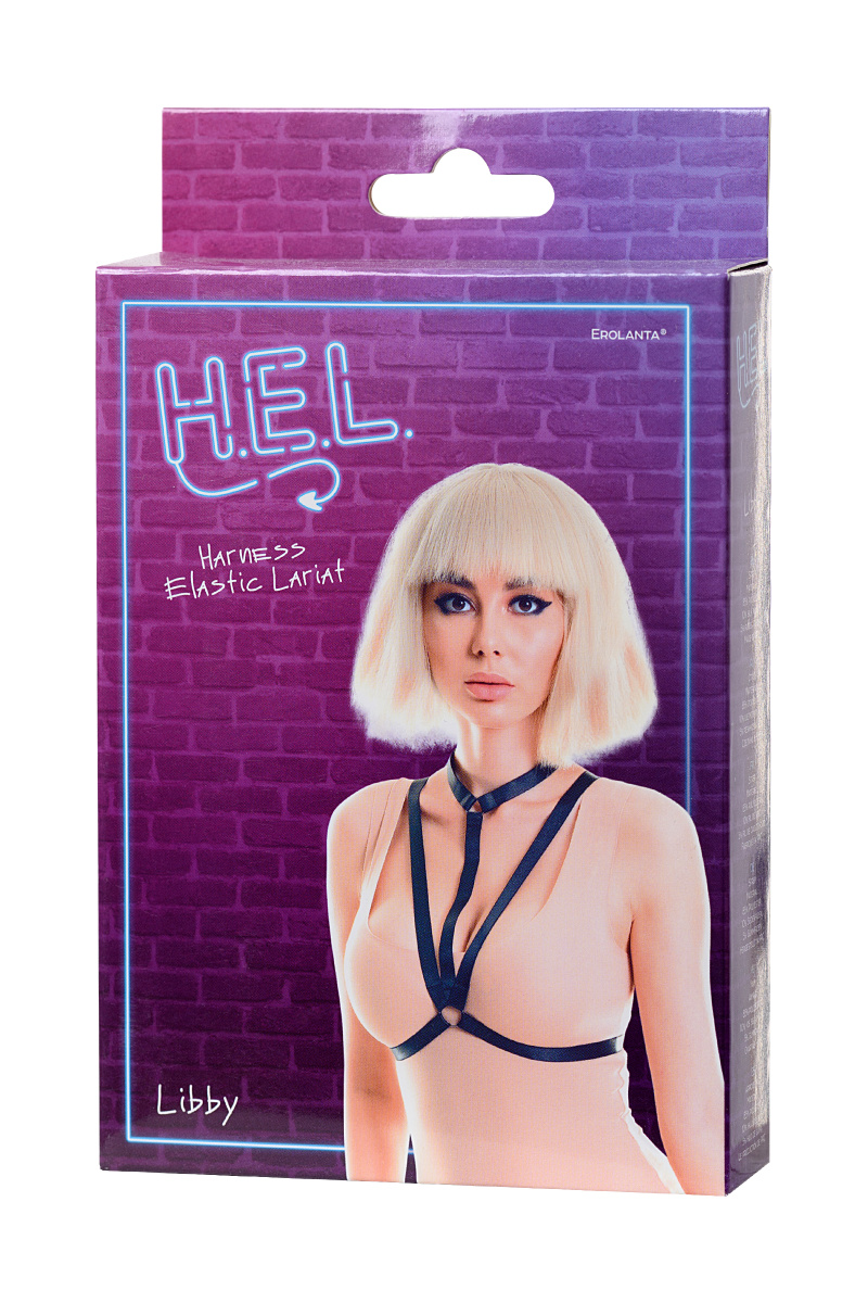 Стреп H.E.L. Libby, текстиль, черный, OS в магазине ESEXTOYS