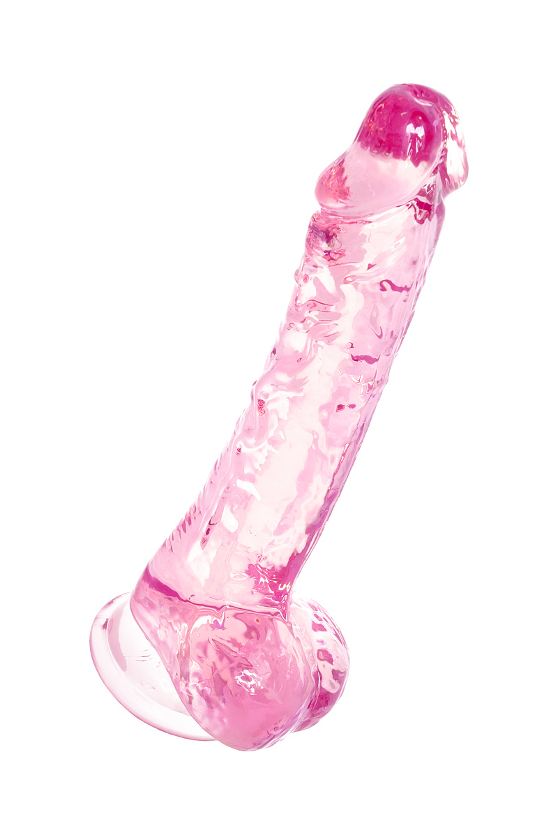 Реалистичный фаллоимитатор, TPE, розовый, 19 см в магазине ESEXTOYS