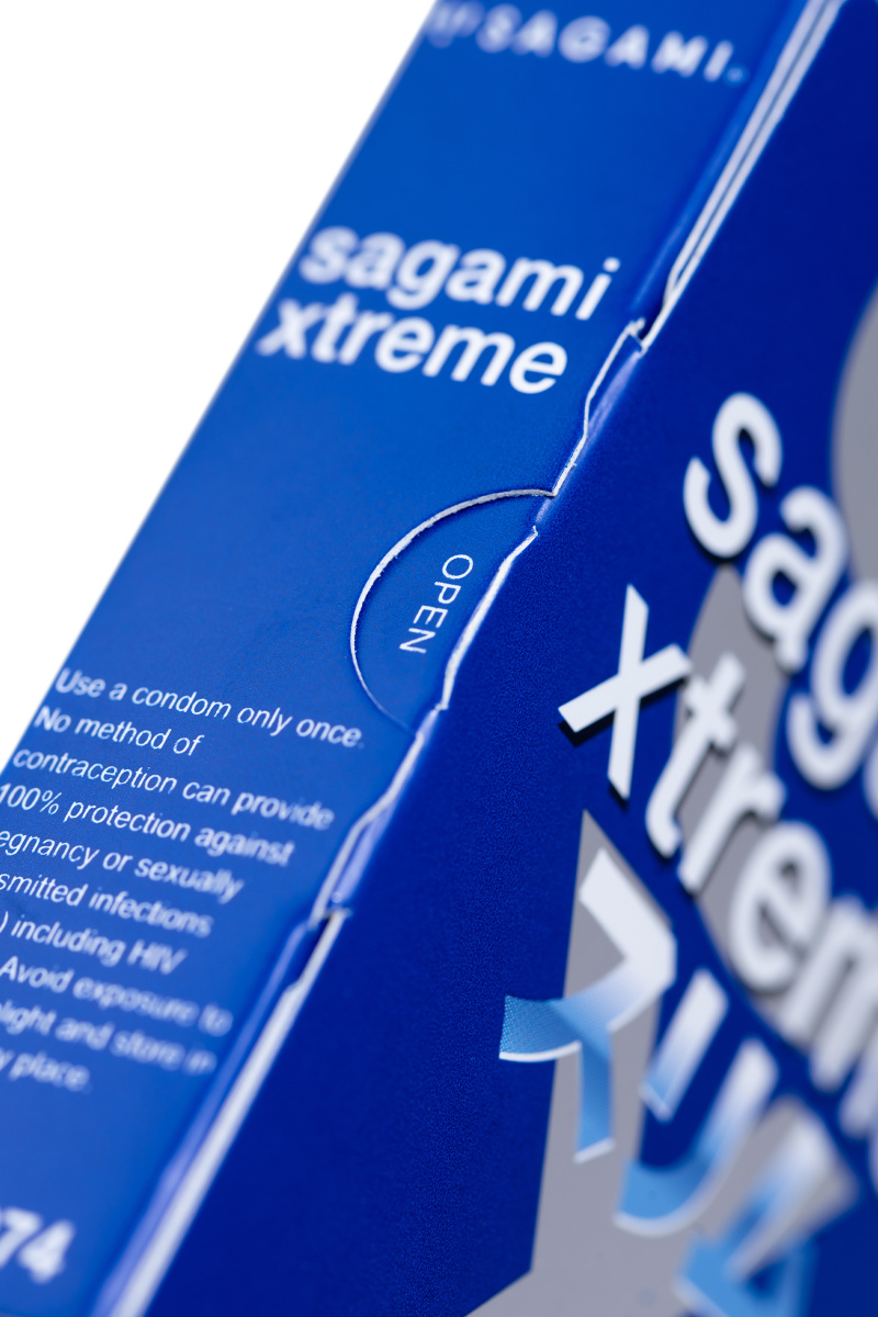 Презервативы Sagami, extreme, feel fit, гладкие, 19 см, 5,1 см, 3 шт. в магазине ESEXTOYS