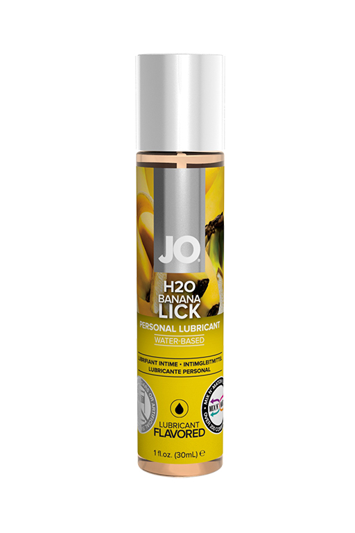 Вкусовой лубрикант "Банан" / JO Flavored Banana Lick 1oz - 30 мл. в магазине ESEXTOYS