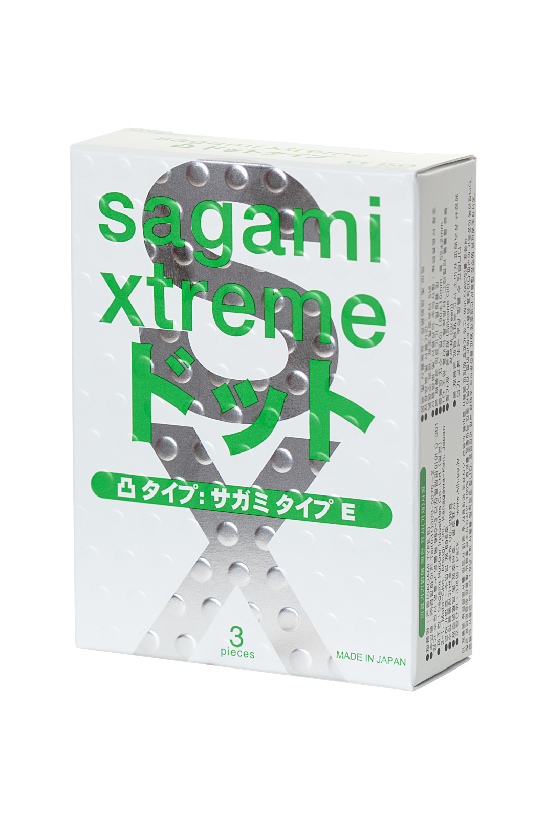 Презервативы Sagami, xtreme, type-e, латекс, 18,5 см, 5,2 см, 3 шт. в магазине ESEXTOYS