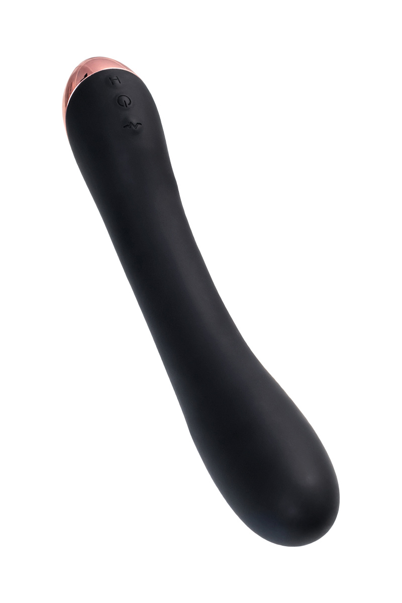 Нереалистичный вибратор WANAME D-SPLASH STREAM, силикон, черный, 21 см в магазине ESEXTOYS