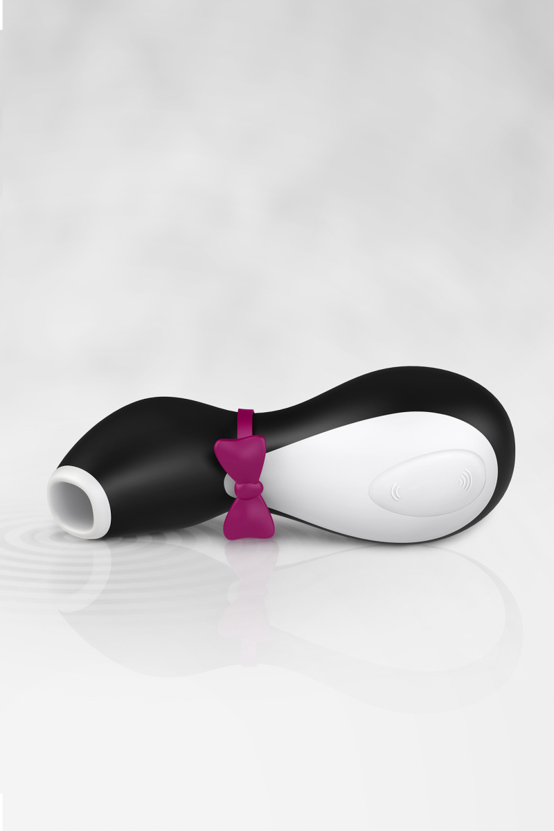 Вакуум-волновой бесконтактный стимулятор клитора Satisfyer Pro Penguin NG, силикон, черный, 11,5 см. в магазине ESEXTOYS