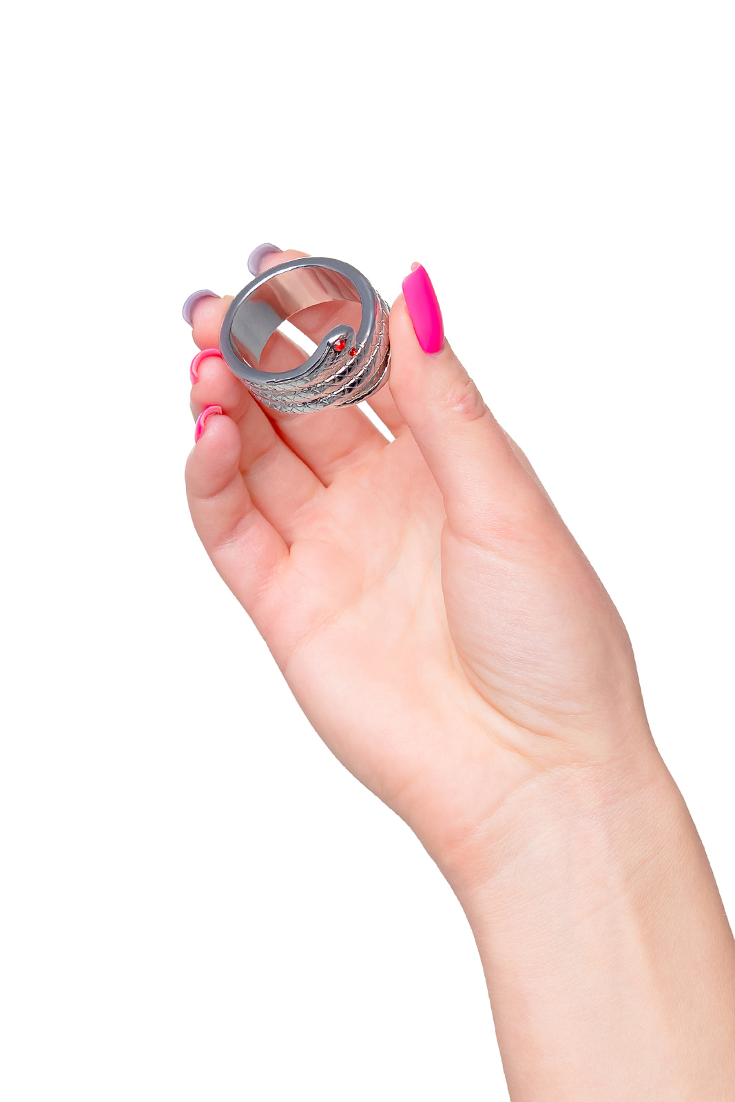 Кольцо под головку пениса Metal by Toyfa, металл, серебристое, Ø 3см в магазине ESEXTOYS