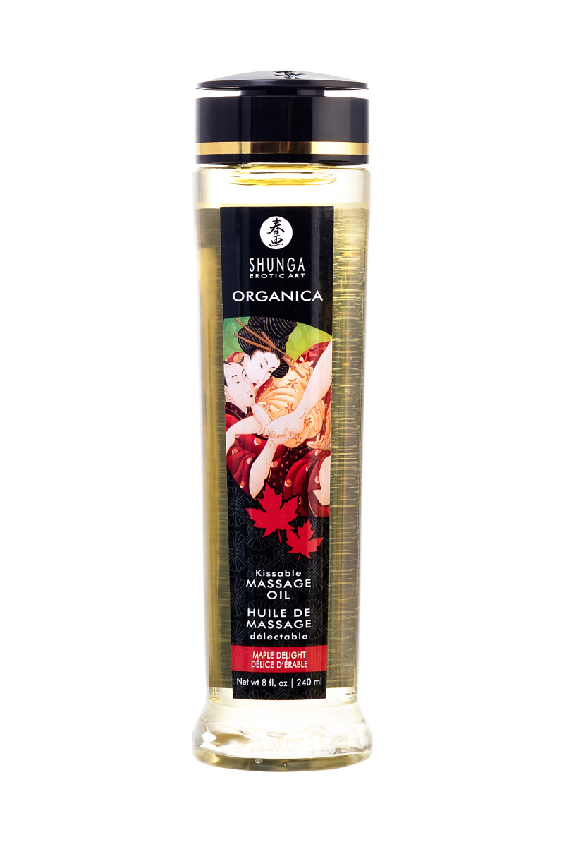 Масло для массажа Shunga Organica Maple Delight, возбуждающее, 240 мл в магазине ESEXTOYS