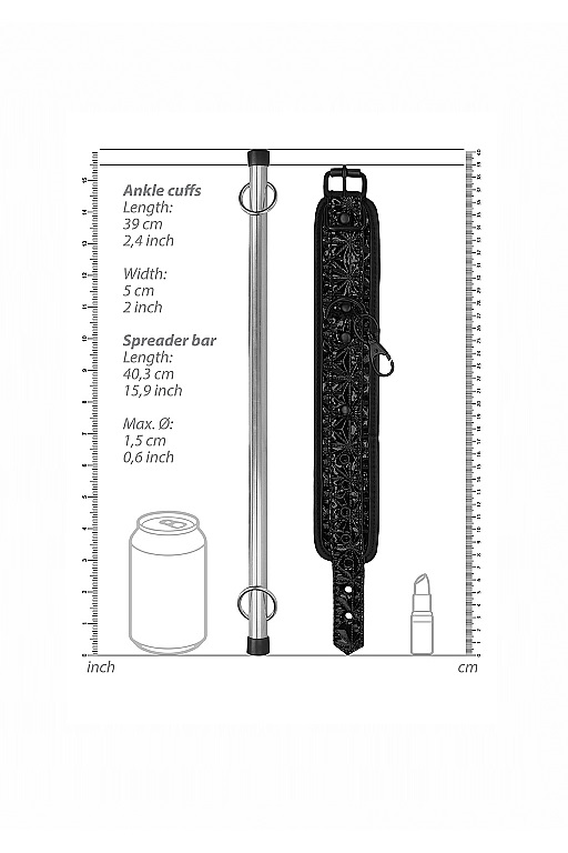 Наножники с фиксатором Luxury Spreader Bar в магазине ESEXTOYS