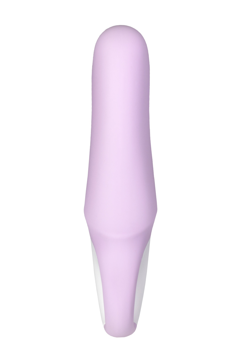 Нереалистичный вибратор Satisfyer Vibes Charming Smile, силикон, фиолетовый, 18,7 см. в магазине ESEXTOYS