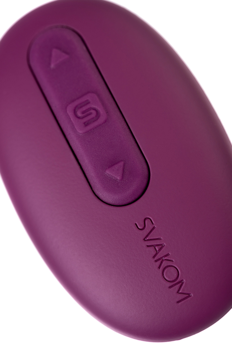 Виброяйцо Svakom Elva, силикон, фиолетовый, 8 см в магазине ESEXTOYS
