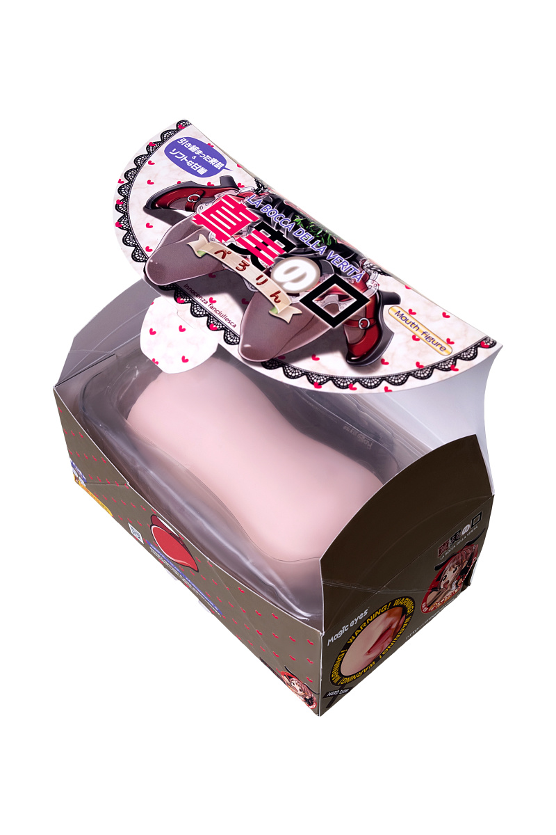 Мастурбатор MAGIC EYES Shinjitsu no Kuchi Perorin Hard, TPE, телесный, 14,5 см в магазине ESEXTOYS
