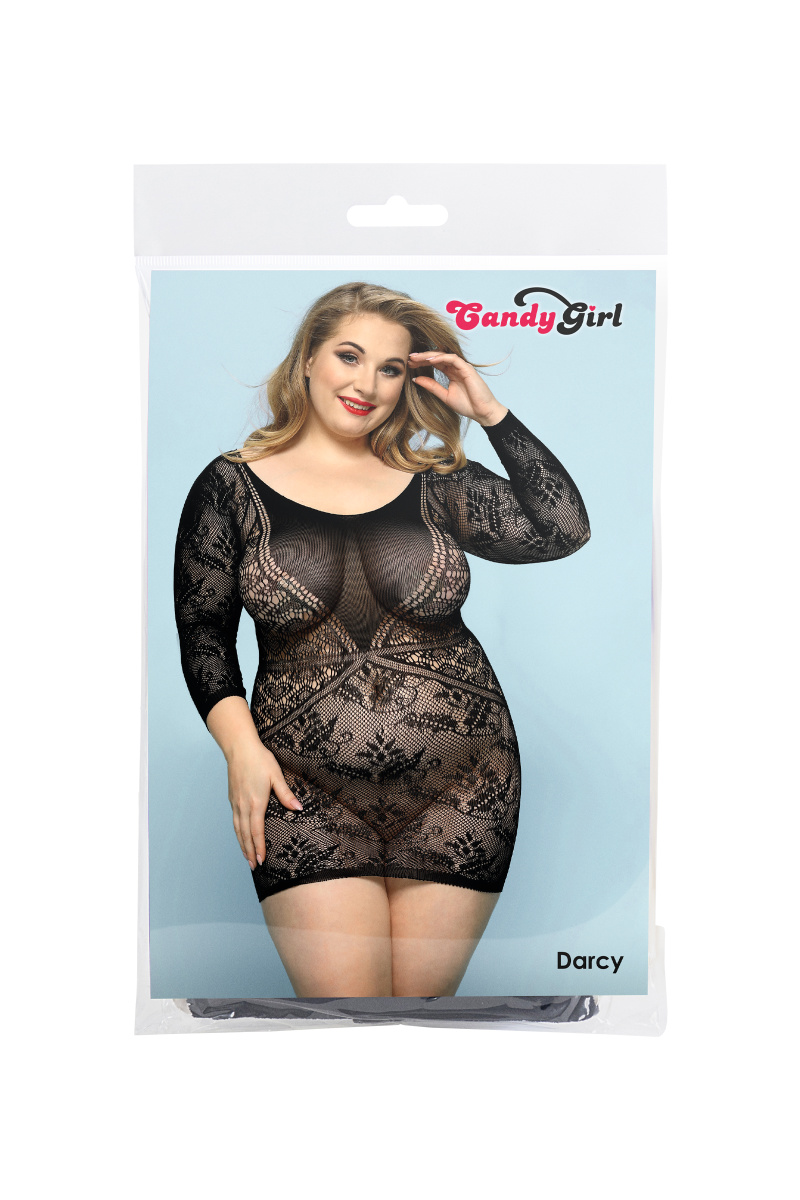 Платье Candy Girl Darcy черное, 2XL в магазине ESEXTOYS