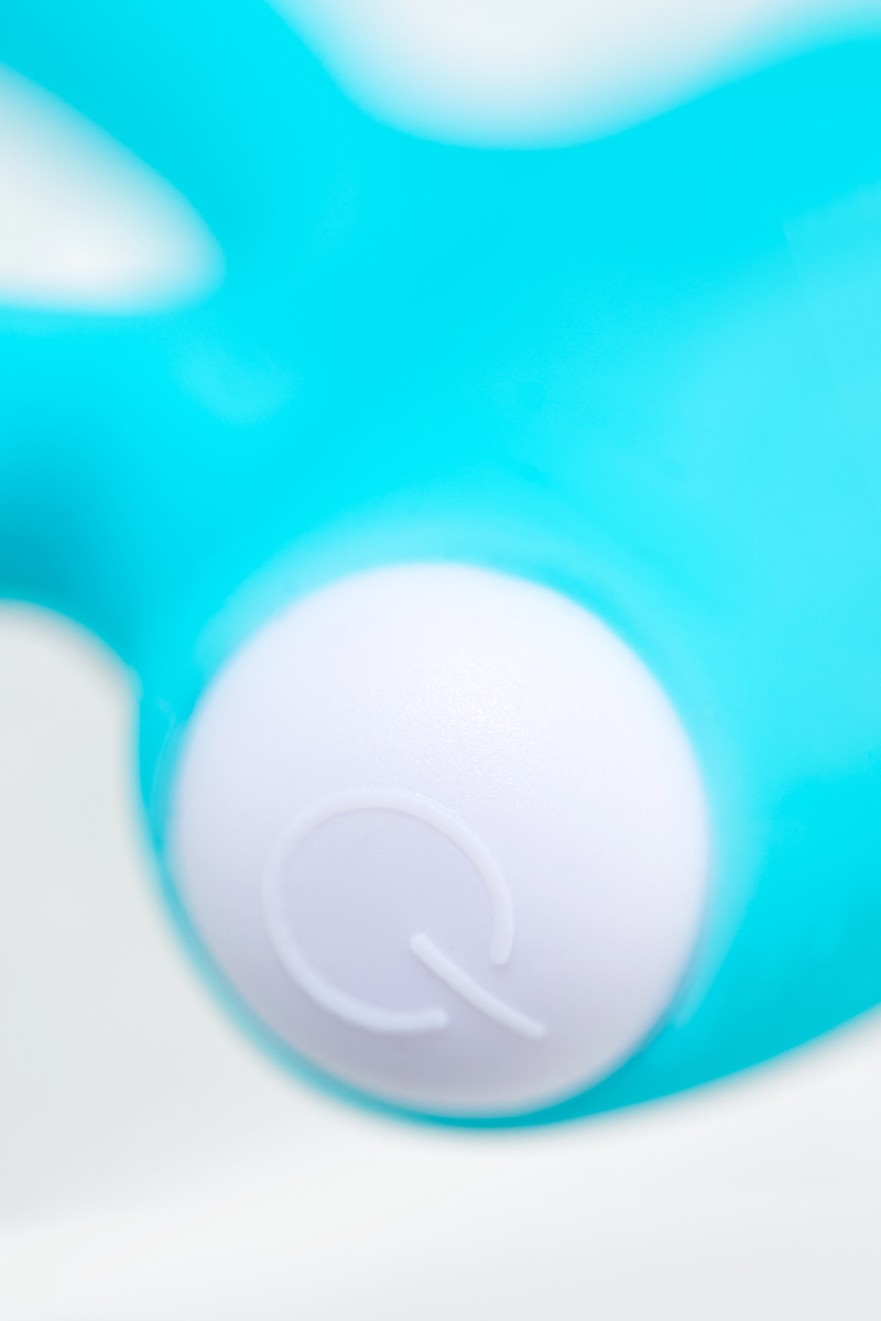 Виброкольцо на пенис A-Toys by TOYFA Sair, силикон, голубое, Ø 2,6 см в магазине ESEXTOYS