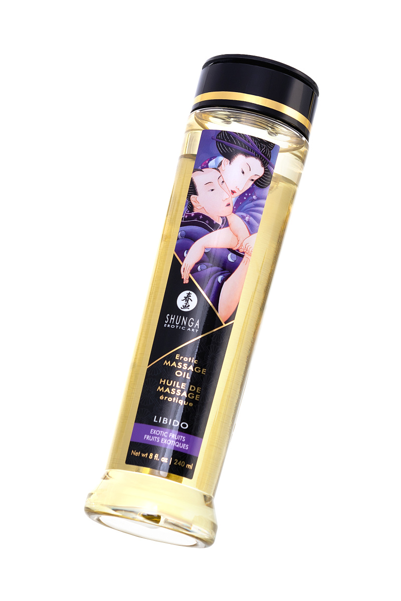 Масло для массажа Shunga Libido, натуральное, возбуждающее, экзотические фрукты, 240 мл в магазине ESEXTOYS