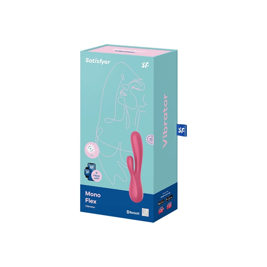 Вибромассажер Satisfyer Mono Flex с возможностью управления через приложение - красный в магазине ESEXTOYS