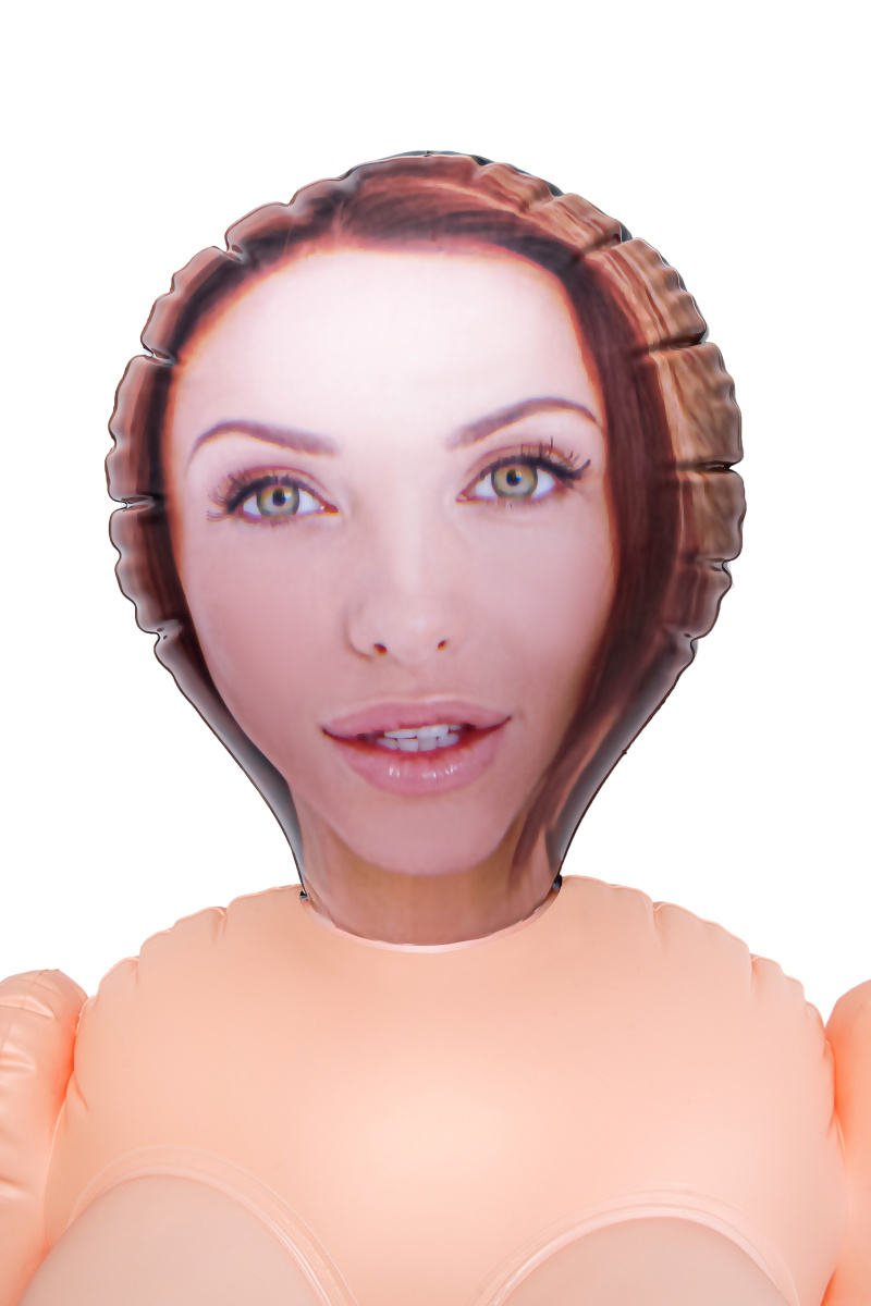 Кукла надувная Dolls-X by TOYFA Cassandra, брюнетка, с двумя отверстиями, 160 см в магазине ESEXTOYS