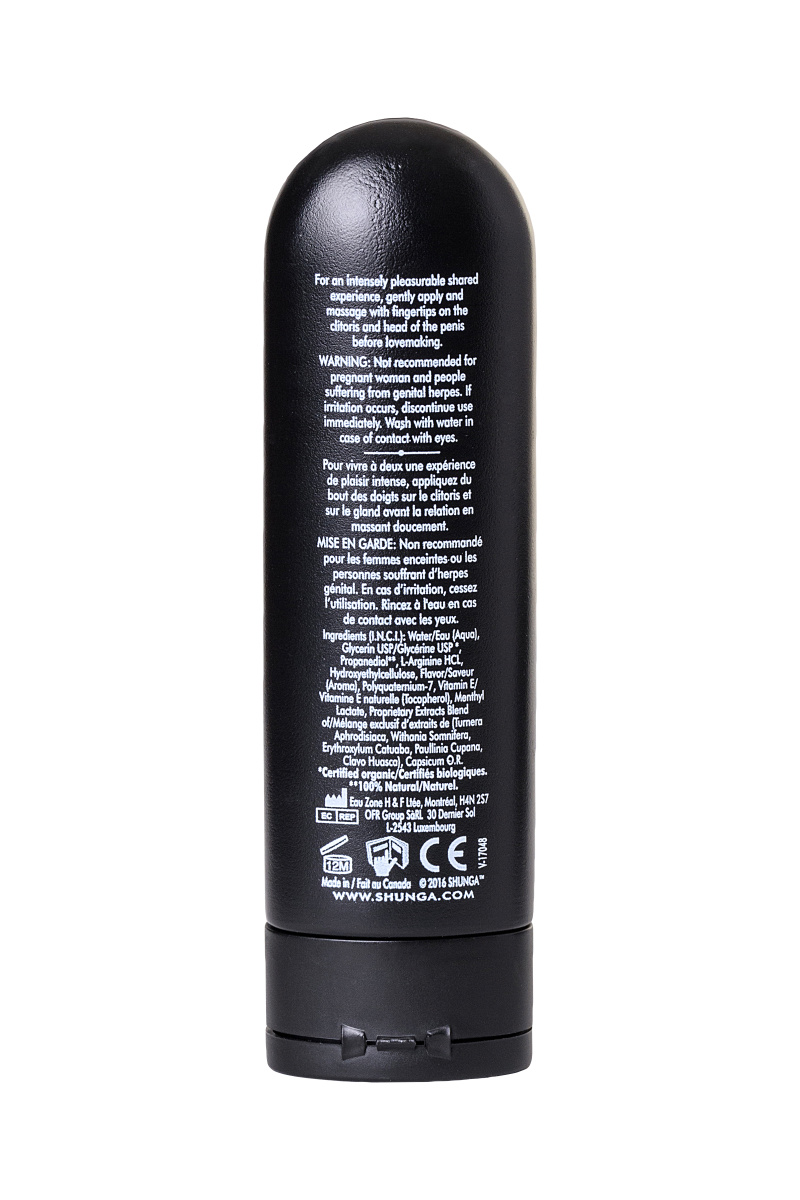 Возбуждающий гель для влюбленных Shunga Lotus Noir, уникальная формула с L-аргинином, 60 мл. в магазине ESEXTOYS
