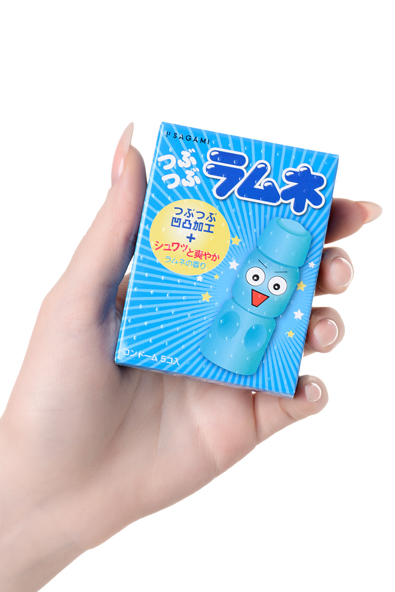 Презервативы Sagami, lemonade, латекс, 19 см, 5,5 см, 5 шт. в магазине ESEXTOYS