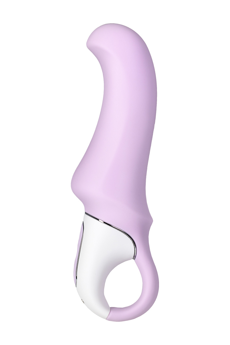 Нереалистичный вибратор Satisfyer Vibes Charming Smile, силикон, фиолетовый, 18,7 см. в магазине ESEXTOYS