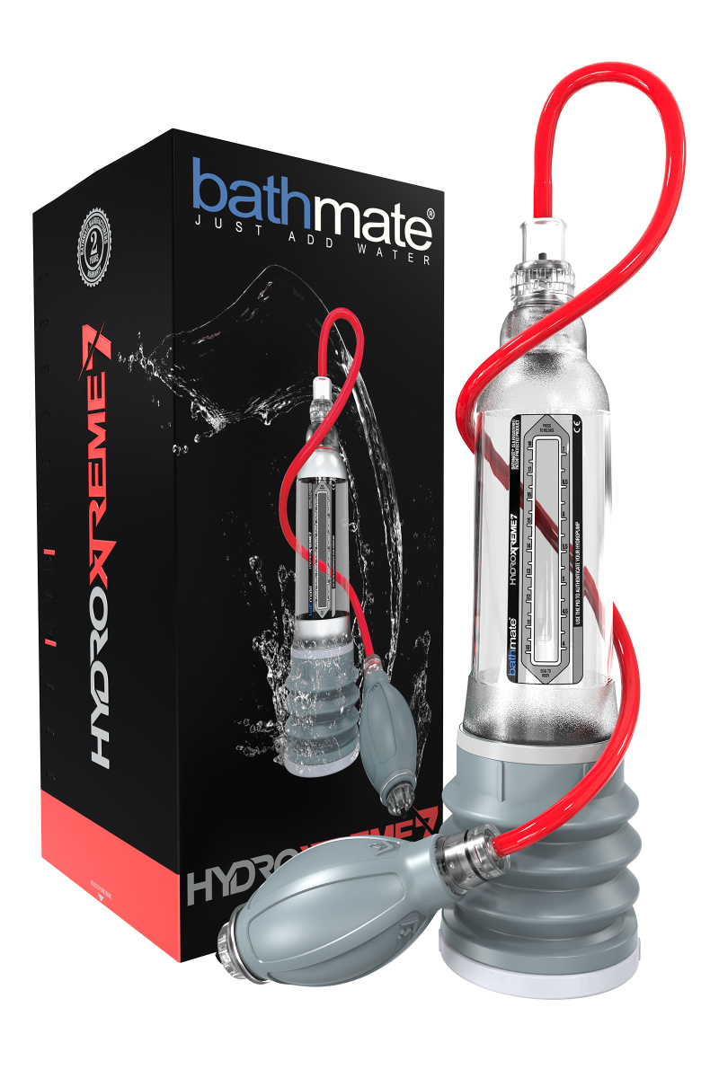 Гидропомпа Bathmate HYDROXTREME7, ABS пластик, прозрачная, 30 см (аналог Hydromax Xtreme X30) в магазине ESEXTOYS