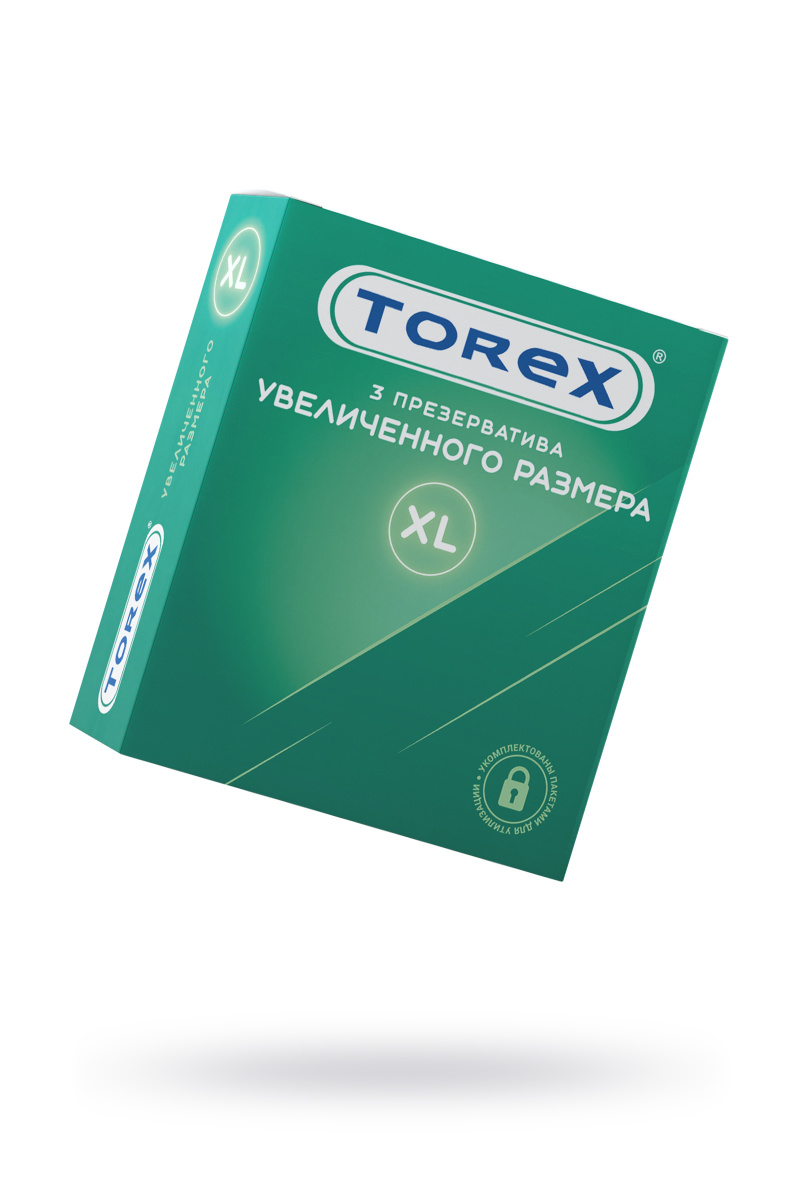Презервативы Torex, увеличенного размера, латекс, 20 см, 5,6 см, 3 шт. в магазине ESEXTOYS