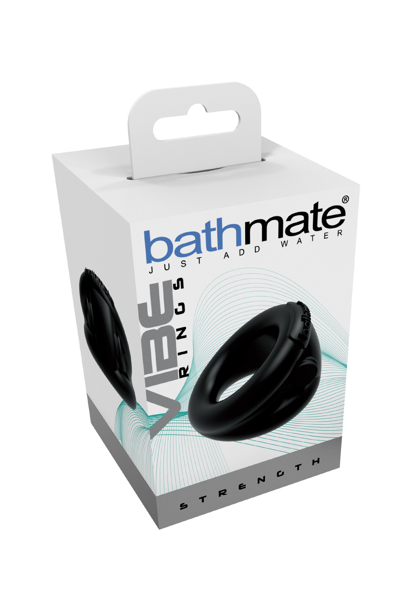 Виброкольцо на пенис Bathmate Strength, elastomex, черное, Ø5 см в магазине ESEXTOYS