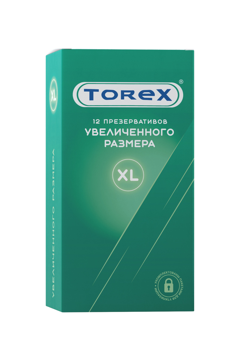 Презервативы Torex, увеличенного размера, латекс, 20 см, 5,6 см, 12 шт. в магазине ESEXTOYS