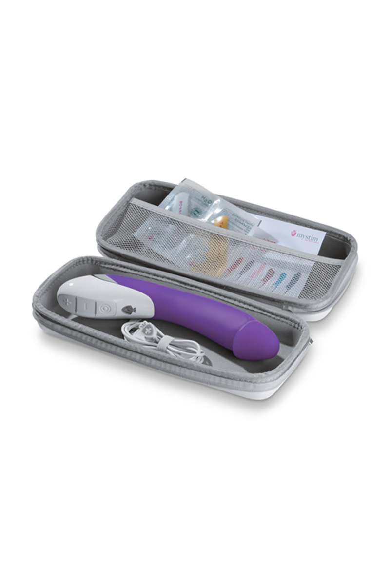 Вибратор Mystim Terrific Truman силиконовый, синий, 27 см в магазине ESEXTOYS