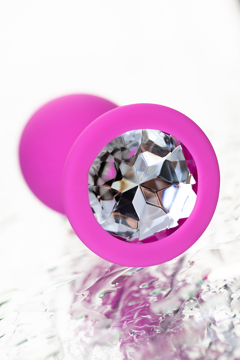 Анальная втулка ToDo by Toyfa Brilliant, силикон, розовая, 7 см, Ø 2 см, 50 г в магазине ESEXTOYS