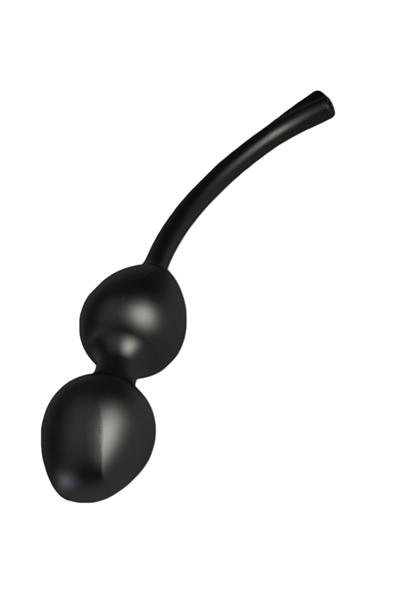 Вагинальные шарики Mystim Jane Wonda Geisha Balls duo, электростимуляция, силикон, черные, Ø 3,5 см в магазине ESEXTOYS