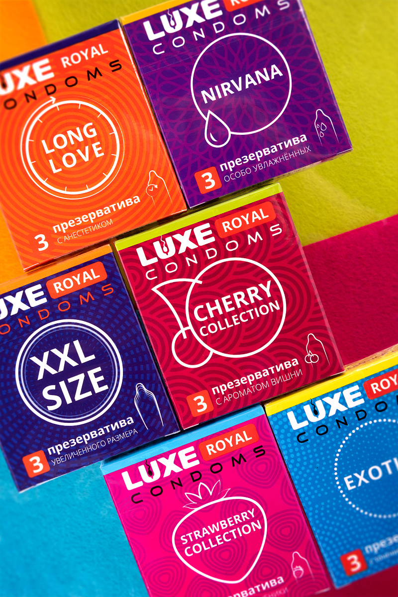 Презервативы Luxe, royal, long love, 18 см, 5,2 см, 3 шт. в магазине ESEXTOYS