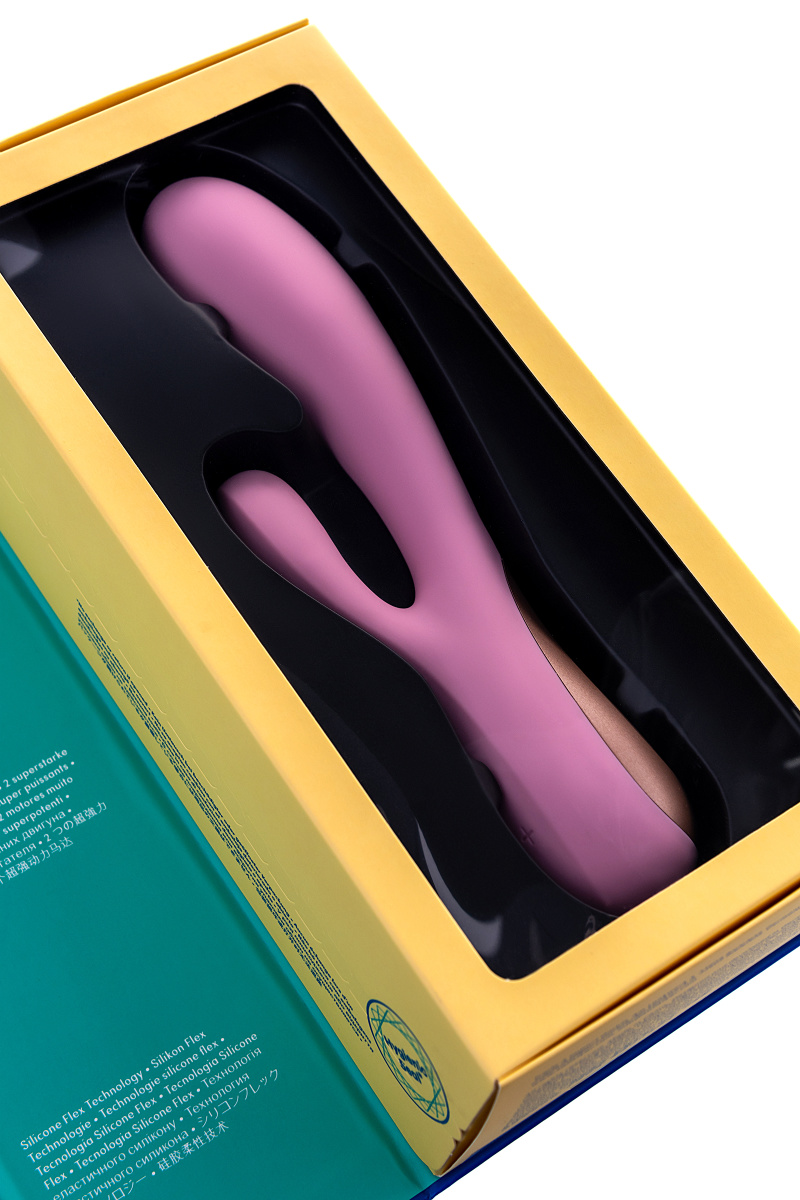 Нереалистичный вибратор Satisfyer Mono Flex, силикон, розовый, 20,4 см. в магазине ESEXTOYS