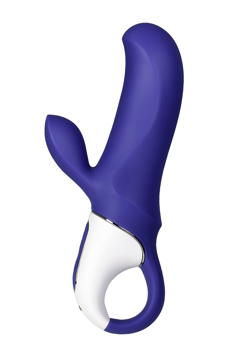 Нереалистичный вибратор Satisfyer Vibes Magic Bunny, силикон, фиолетовый, 17,7 см. в магазине ESEXTOYS
