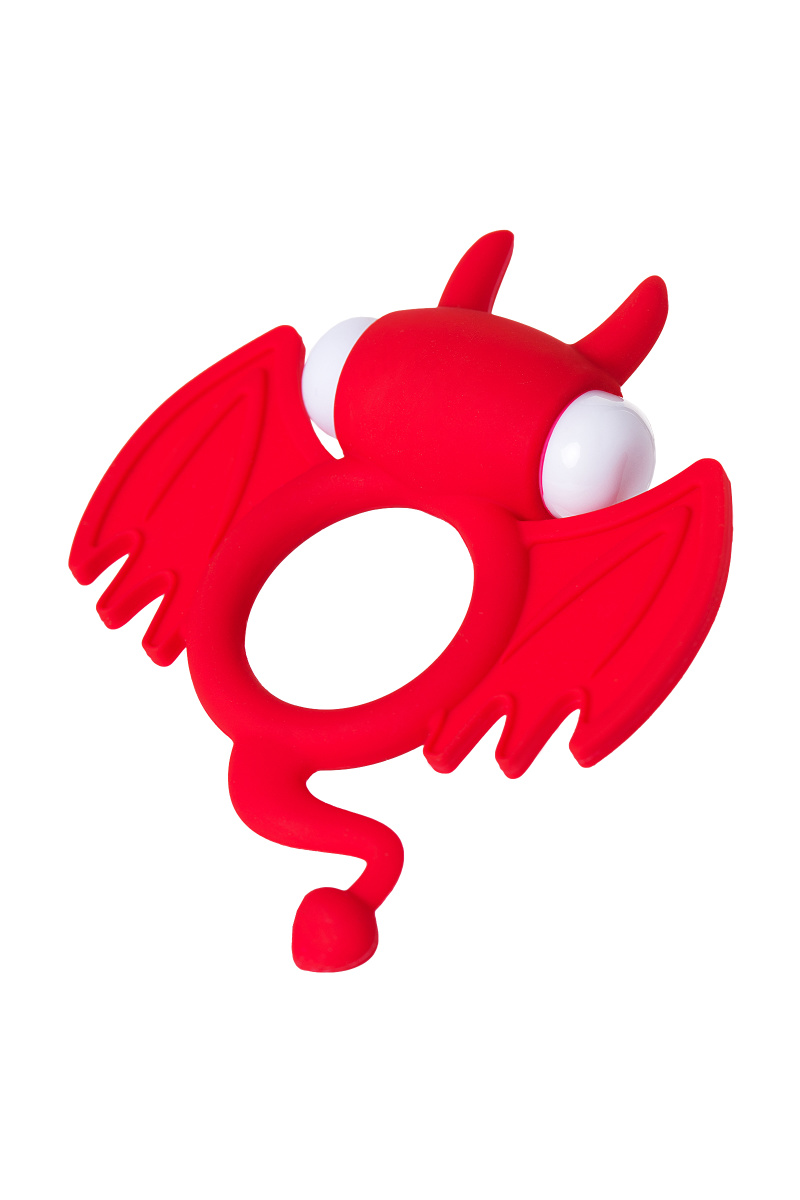 Эрекционное кольцо на пенис JOS SWEET DEVIL, силикон, красный, 8,5 см в магазине ESEXTOYS