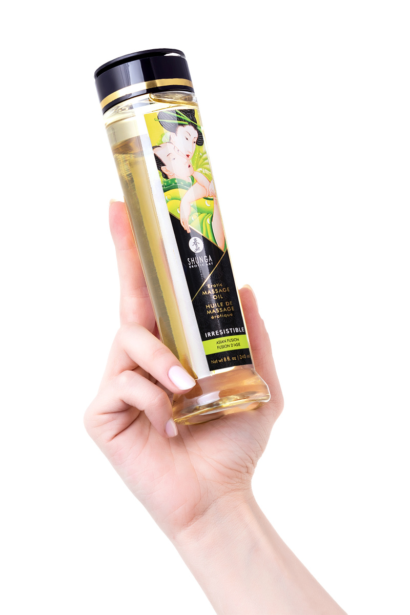 Масло для массажа Shunga Irresistible «Asian Fusion», возбуждающее, 240 мл в магазине ESEXTOYS