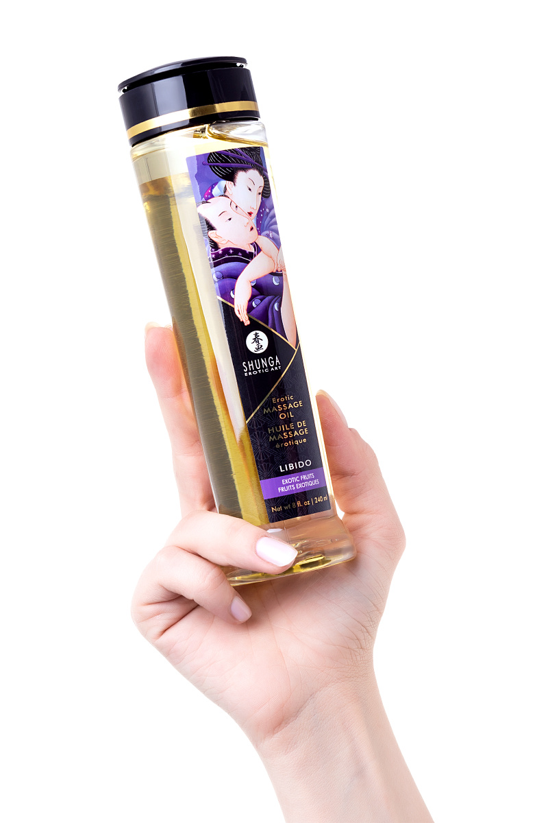 Масло для массажа Shunga Libido, натуральное, возбуждающее, экзотические фрукты, 240 мл в магазине ESEXTOYS