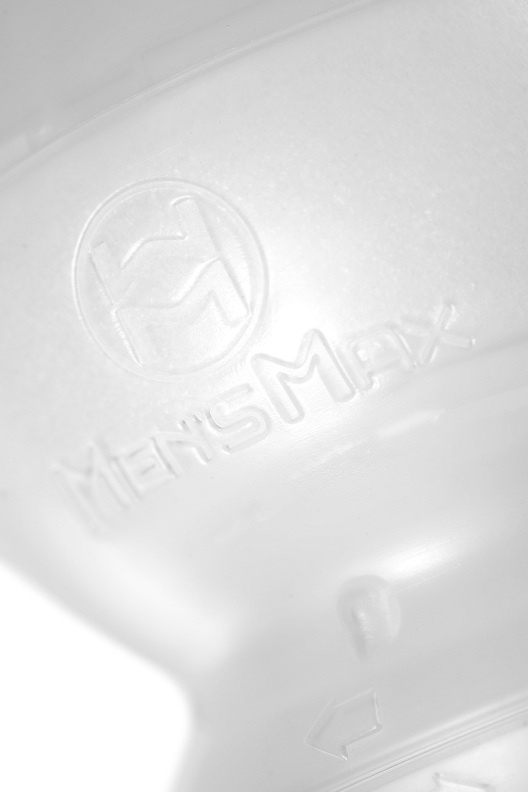 Мастурбатор нереалистичный MensMax Smart Gear BLACK, TPE, белый, 15 см в магазине ESEXTOYS
