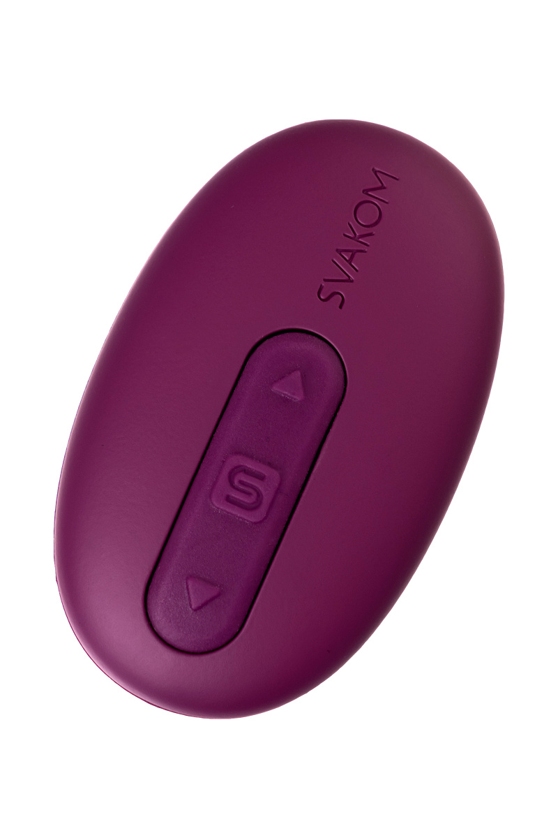 Виброяйцо Svakom Elva, силикон, фиолетовый, 8 см в магазине ESEXTOYS