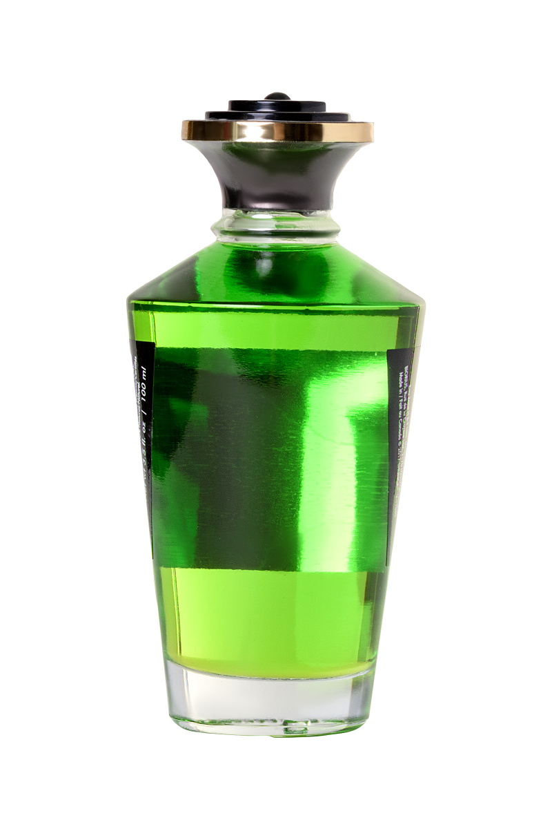 Масло для массажа Shunga Organic Exotic Green Tea, разогревающее, зелёный чай, 100 мл в магазине ESEXTOYS