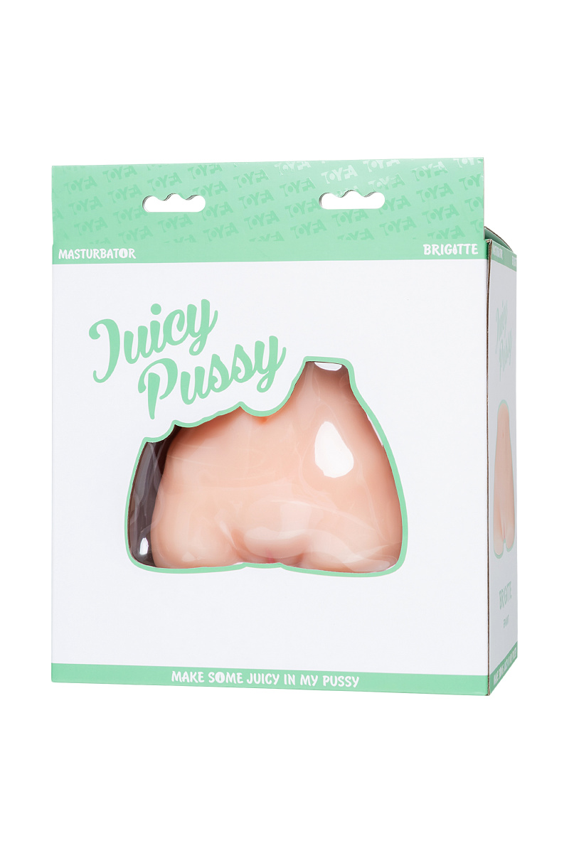 Мастурбатор реалистичный TOYFA Juicy Pussy Brigitte, TPE, телесный в магазине ESEXTOYS
