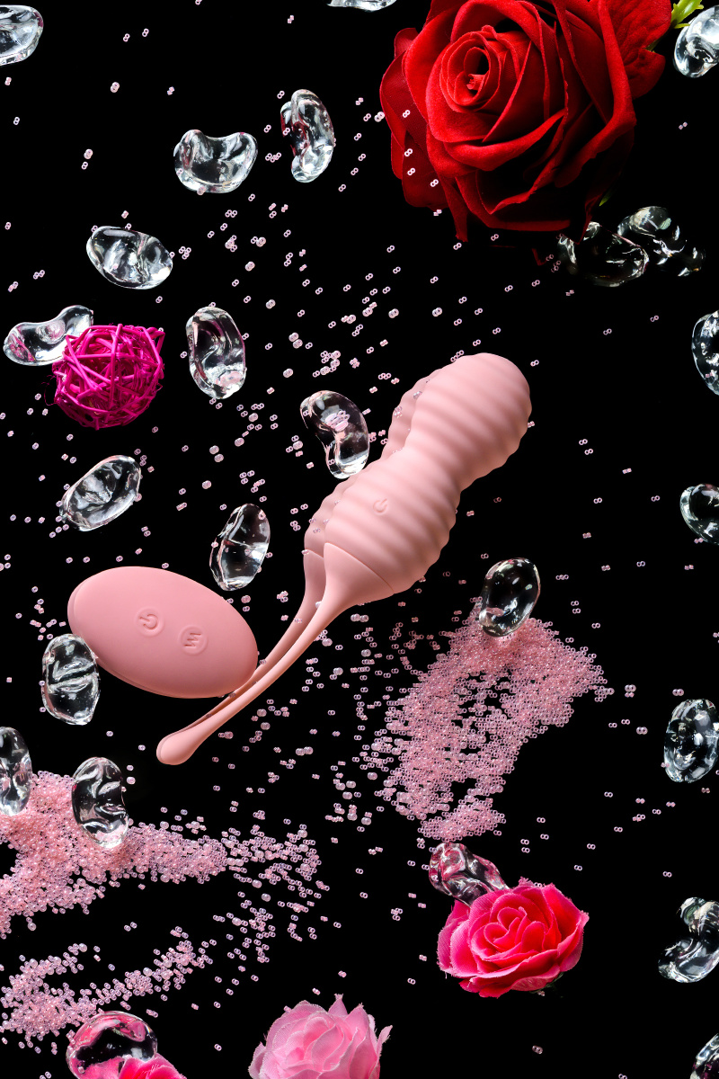 Интимный тренажер 2 в 1 Eromantica ZEFYR, силикон, розовый, 17,3 см в магазине ESEXTOYS