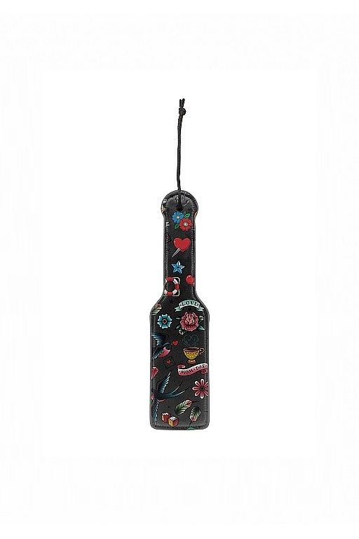 Шлепалка Printed Paddle Old School Tattoo Style в магазине ESEXTOYS