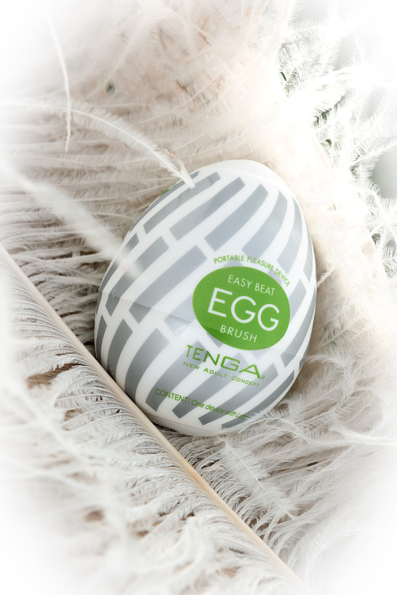 Нереалистичный мастурбатор TENGA №15 Brush, TPE, белый, 6,1 см в магазине ESEXTOYS