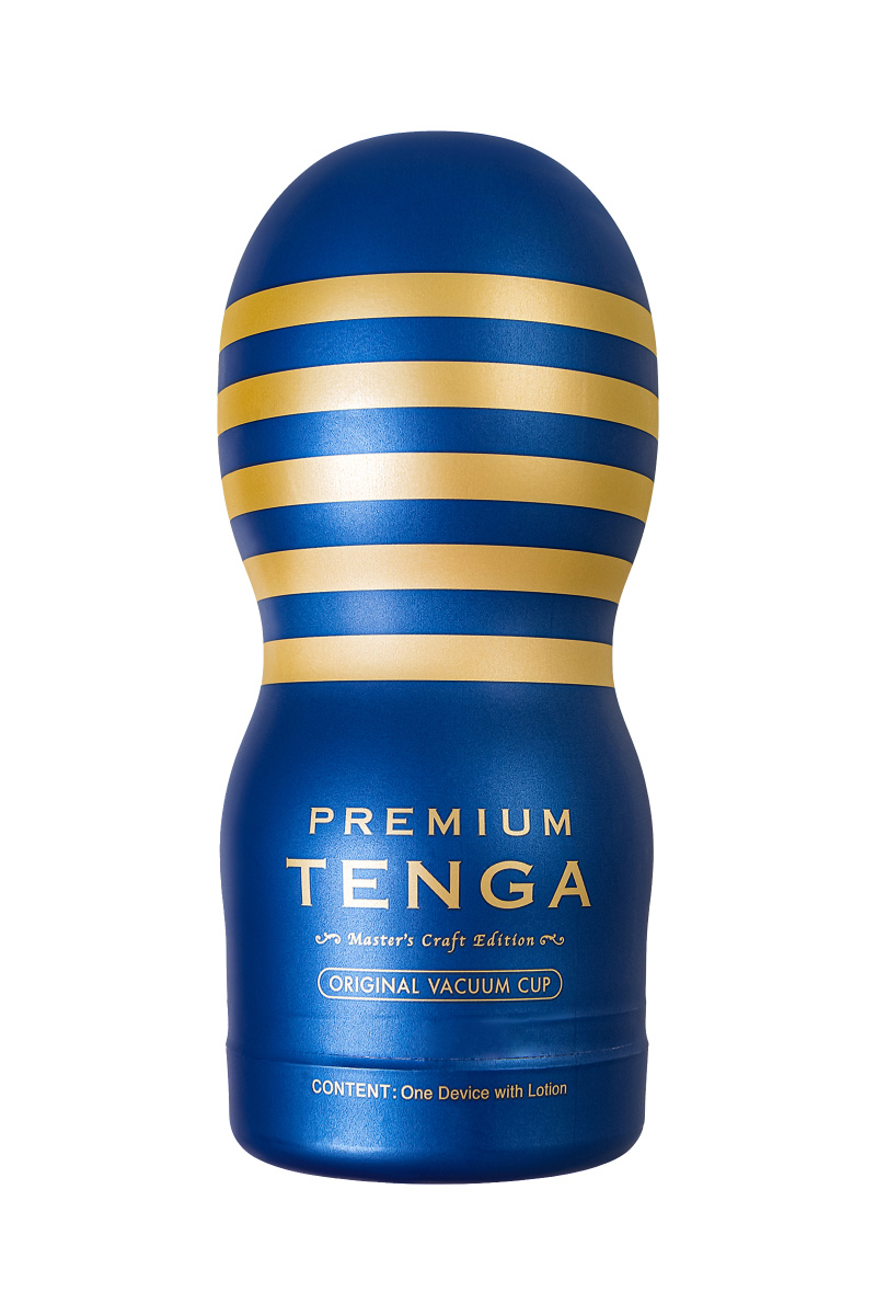 Нереалистичный мастурбатор TENGA  PREMIUM Original Vacuum CUP , TPE, белый, 15,5 см в магазине ESEXTOYS